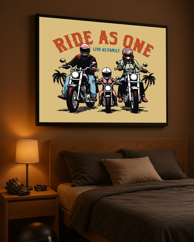 Family Ride Wall Frame